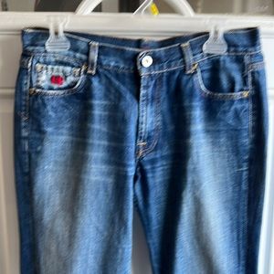 Victoria Bergmann blue jeans. 30 waist